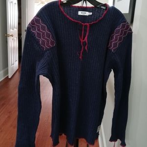Men's Moschino blue sweater